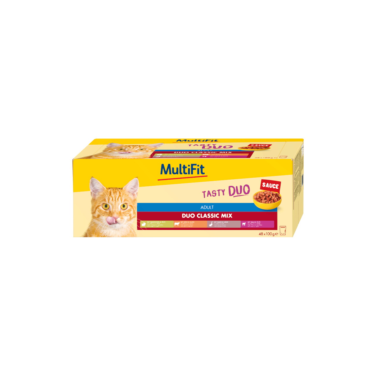 MultiFit Adult Sauce Duo Classic Mix multipack 48x100 g