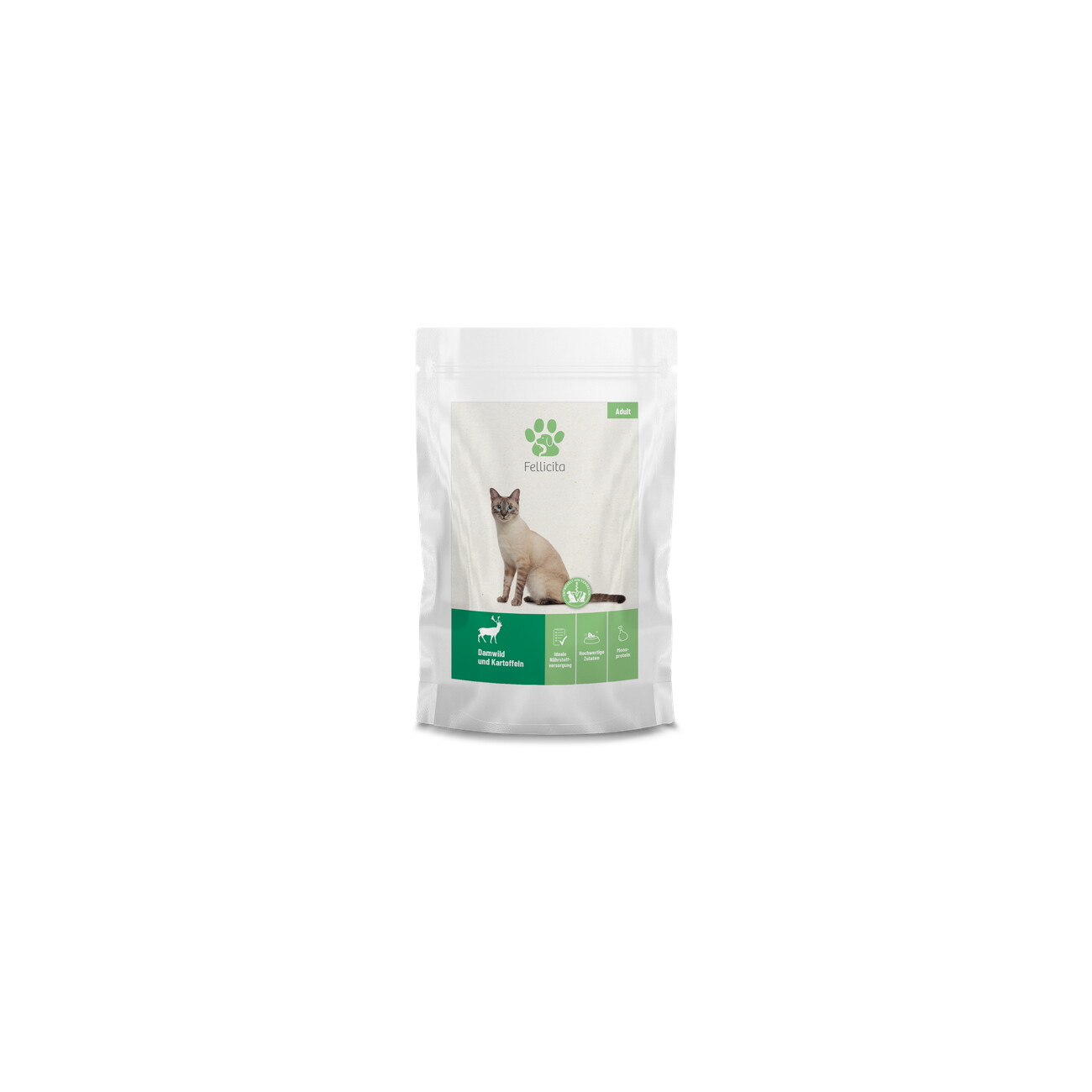 Fellicita Damwild 12x 95 g Frischebeutel