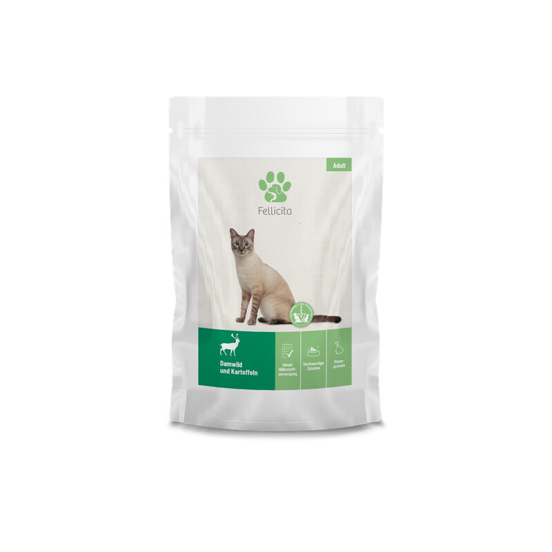 Fellicita Damwild 12x 95 g Frischebeutel