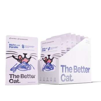 The Better Cat Nassfutter Huhn & Forelle 595 g