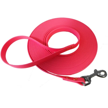 25-35 kg Schleppleine Biothane leuchtendes rosa 3 m