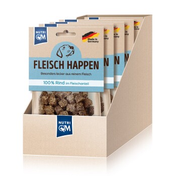 Fleisch Happen Rind 5x 100g
