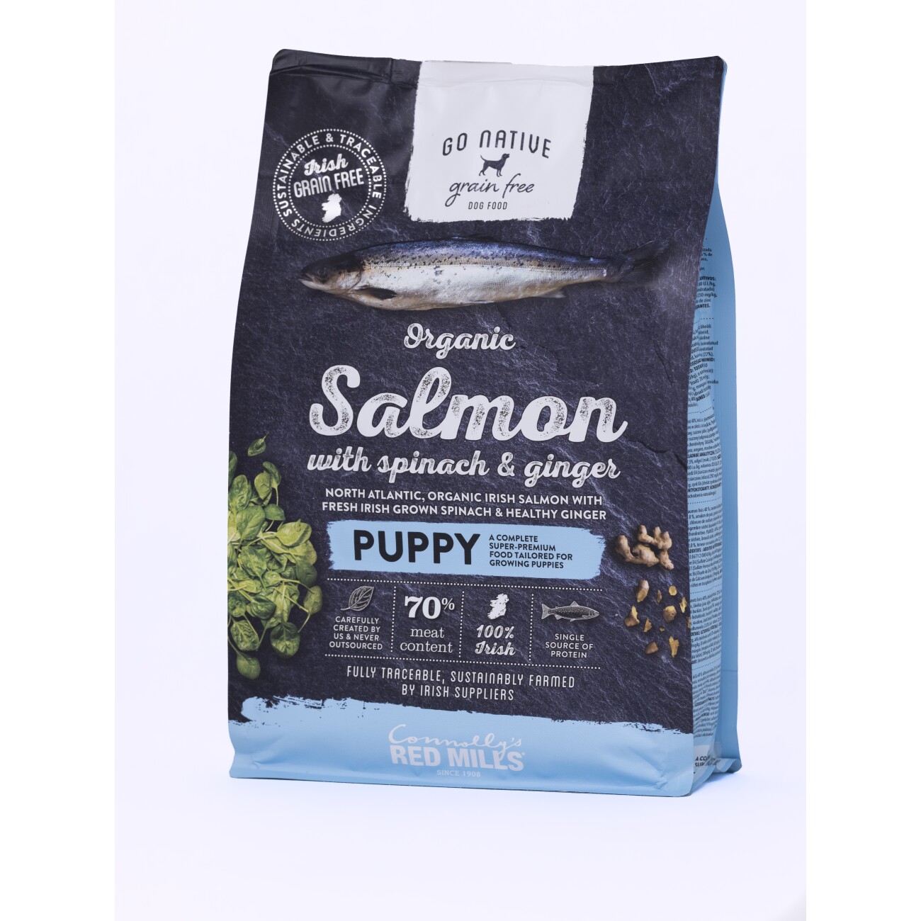 Go Native Puppy Salmon Spinach Ginger 800 g MAXI ZOO