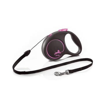 Flexi Black Design Seil pink S, 5 m, 12 kg