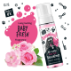 200ml Bugalugs No Rinse Baby Fresh Shampoo-Flasche mit pinkem Blumenmuster, das "Langanhaltender BABY FRESH Duft" und "Hergestellt im Vereinigten Königreich" zeigt.