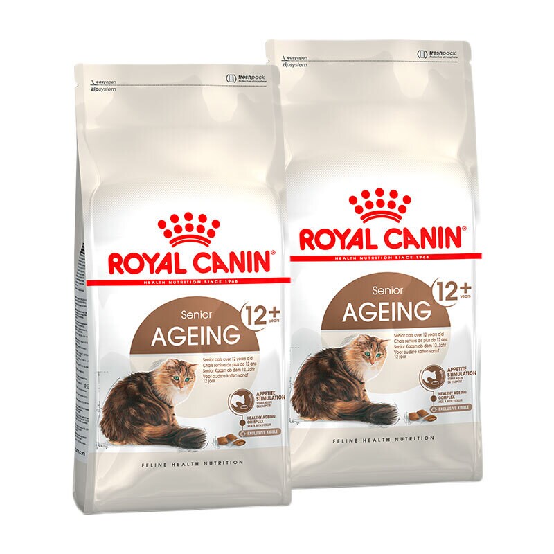 ROYAL CANIN Ageing 12+ Croquettes Chat 2x4 kg