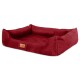 ® Orthopädisches Hundebett Maddox Soft Editon Hundesofa dunkelrot 1,5 m, 25 cm, 1 m
