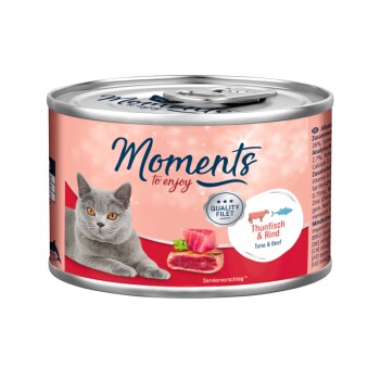 MOMENTS Adult 6x140g Thunfisch & Rind