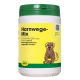 Behälter von cdVet HarnwegeMix Urinary Tract Mix, mit einem gelben Etikett mit grünen Akzenten und einem Nieren-Icon, gekennzeichnet 100% natürlich.