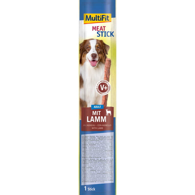 MultiFit Bâtonnets de viande Agneau 25x12 g