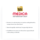Select Gold Medica Veterinary Diet verpakking met tekst over gespecialiseerde dieetondersteuning voor huisdieren, ontwikkeld met veterinaire expertise.
