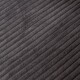 ® VINCENT High-Tech-Velours (Triton) und Cord - Orthopädisches Hundebett schwarz/ graphit 1,3 m, 25 cm, 1 m
