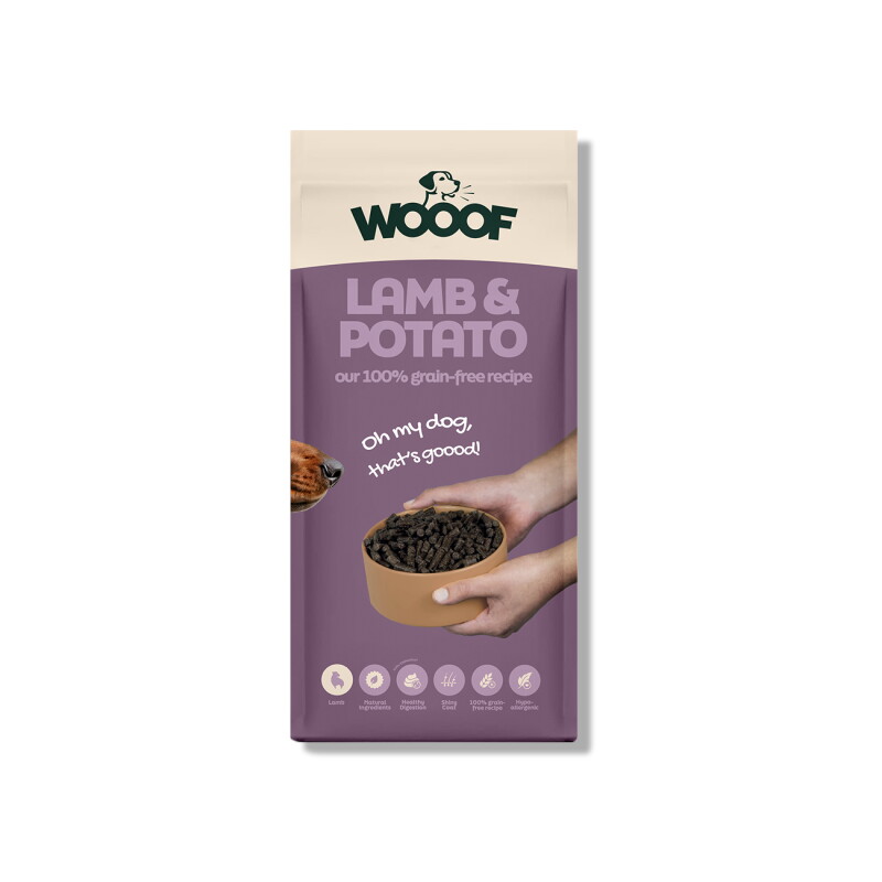 WOOOF Kaltgepresst Lamm-Kartoffel 14 kg