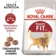 Torba z karmą dla kotów Royal Canin Regular Fit z wesołym kotem, z tekstem podkreślającym 'Health Nutrition' i 'Optymalna receptura karmy.'