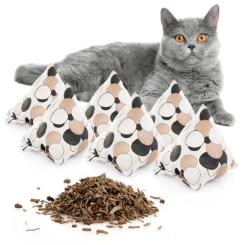 Canadian Cat Company Baldrianspielzeug 6x Schmusepyramide Kreise