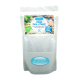 AQUARIS Teichpflege + Reparatur Produktverpackung, mit einem malerischen Teichbild, das optimale Wasserqualität für 30.000 Liter verspricht.