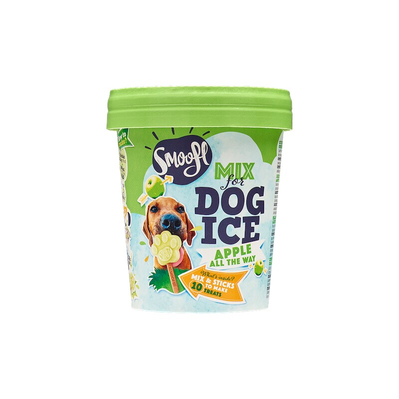 Smoofl ijsmix voor honden Appel