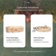 Premium hellbrauner Leder-Hundehalsband und Leine aus der Amstelpark-Kollektion mit silberner Hardware. Der Text hebt Qualität und Optionen hervor.