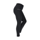 Schwarze Reitleggings mit hohem Bund, mit Seitentaschen und einem strukturierten Grip an den Innenschenkeln.