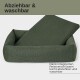 Hundebett EMMA Velours Olive M