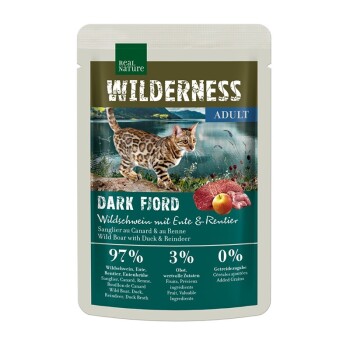REAL NATURE Wilderness Adult True Country 12x85g Dark Fjord Wildschwein mit Ente & Rentier