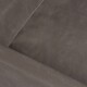 orthopädisches Hundebett Austin aus Kunstleder braun/ grau XL
