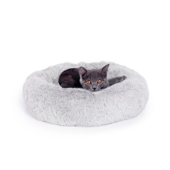 Katzenbett Ceddie hellgrau S