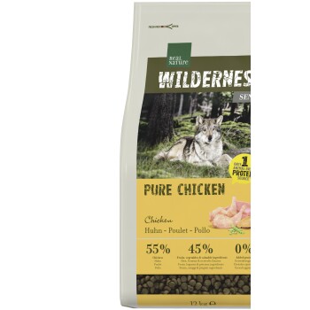 REAL NATURE WILDERNESS Croquettes pour chien, Senior, Pure Chicken 12 kg