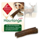 Natürlicher Hundekauartikel aus 100% Hirschgeweih, mit der Bezeichnung "Kaustange", Größe S, mit Vorteilen für die Zahnpflege und Mineralien.