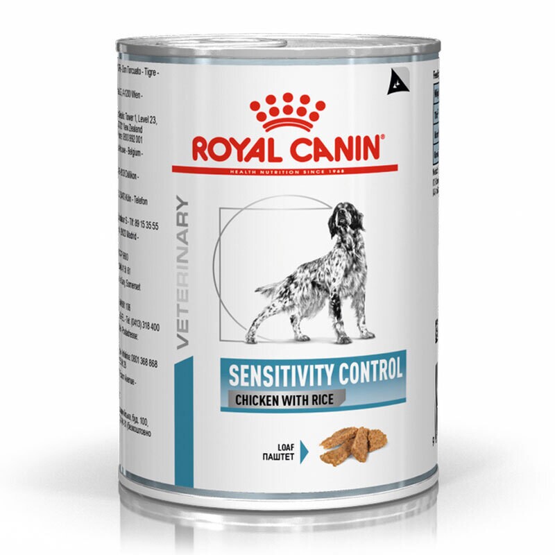 ROYAL CANIN Veterinary Diet Sensitivity Control kip en rijst 12 x 410 g