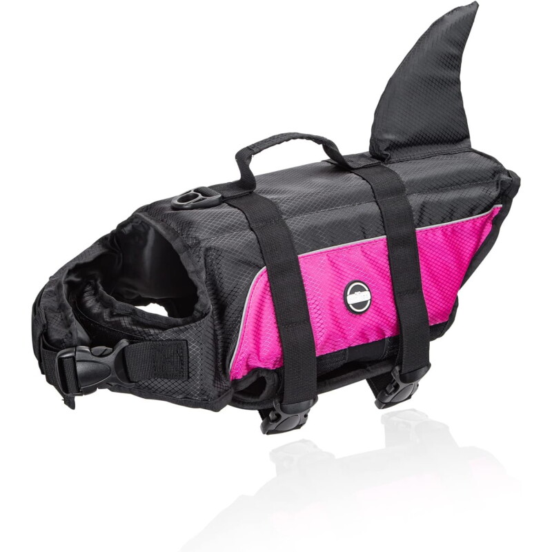 nobleza - Hunde Schwimmweste - Haiflosse - Schwimmhilfe L