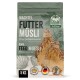 5 kg Beutel FarmLife Aniforte Wachtelfutter Müsli, mit zwei Wachteln und deutschem Text 'Wachtel Futter Müsli' und 'Vollwertiges Alleinfuttermittel.'