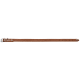 Brauner Leder-Hundehalsband mit strukturiertem Finish und silberner Schnalle, mit mehreren Einstelllöchern für die Größe.