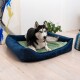 Otto Orthopädisches Hundebett Dunkelblau S-XL grün L