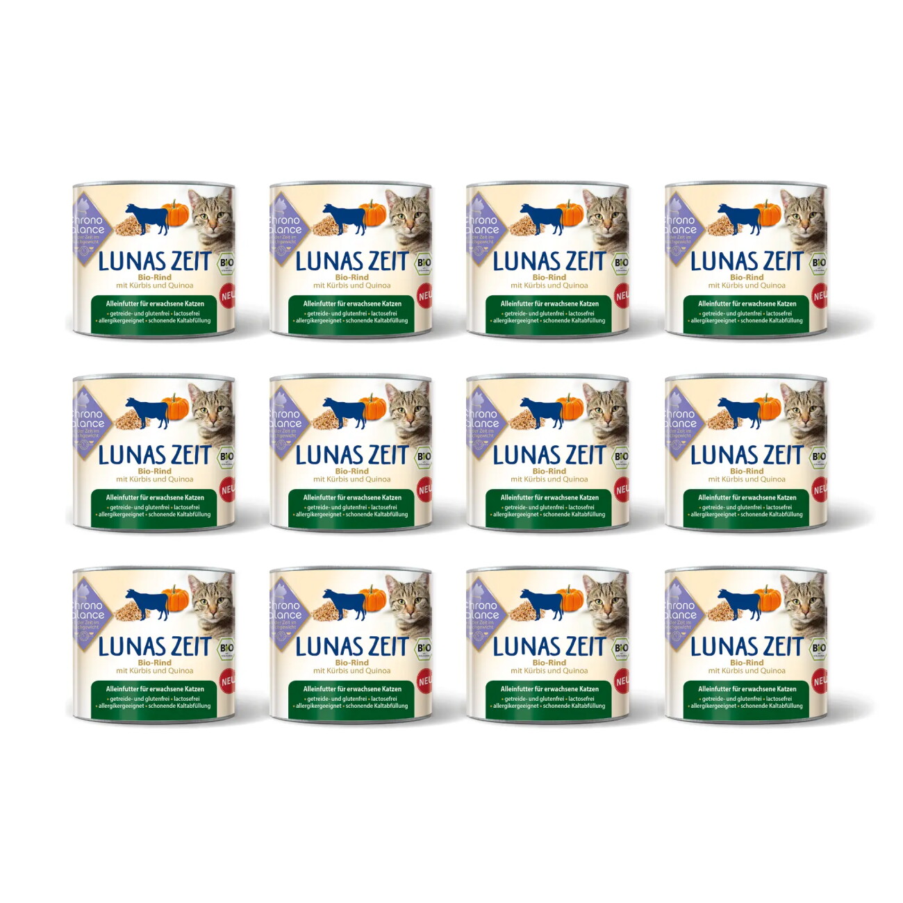 ChronoBalance Alleinfutter Rind mit Kürbis und Quinoa 2,4 kg
