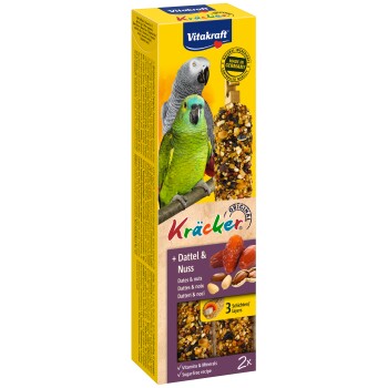 Papageien Kräcker 4x2er Dattel-Nuss