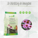 Stiefel ECHINACEA Beutel mit Sonnenhut‑ und Pferdemotiv; deutscher Header 'Zur Unterstützung des Immunsystems'.
