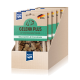 Verpackung für Hundeleckerlis mit der Aufschrift "Gelenk Plus" mit Glucosamin und Chondroitin, fördert die Mobilität, hergestellt in Deutschland.