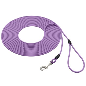 bis 25kg Biothane Schleppleine sattelbraun 20 m