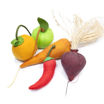 5er Set Catnip Obst & Gemüse