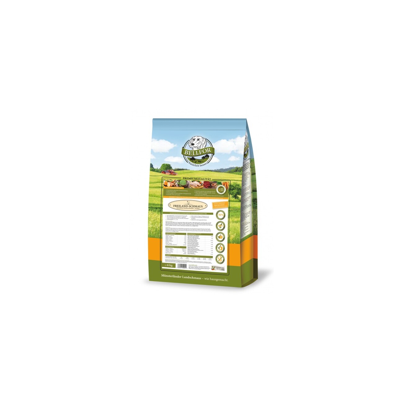 Bellfor Trockenfutter fr Hunde mit Huhn - Freiland-Schmaus - 6,0 kg |  FRESSNAPF