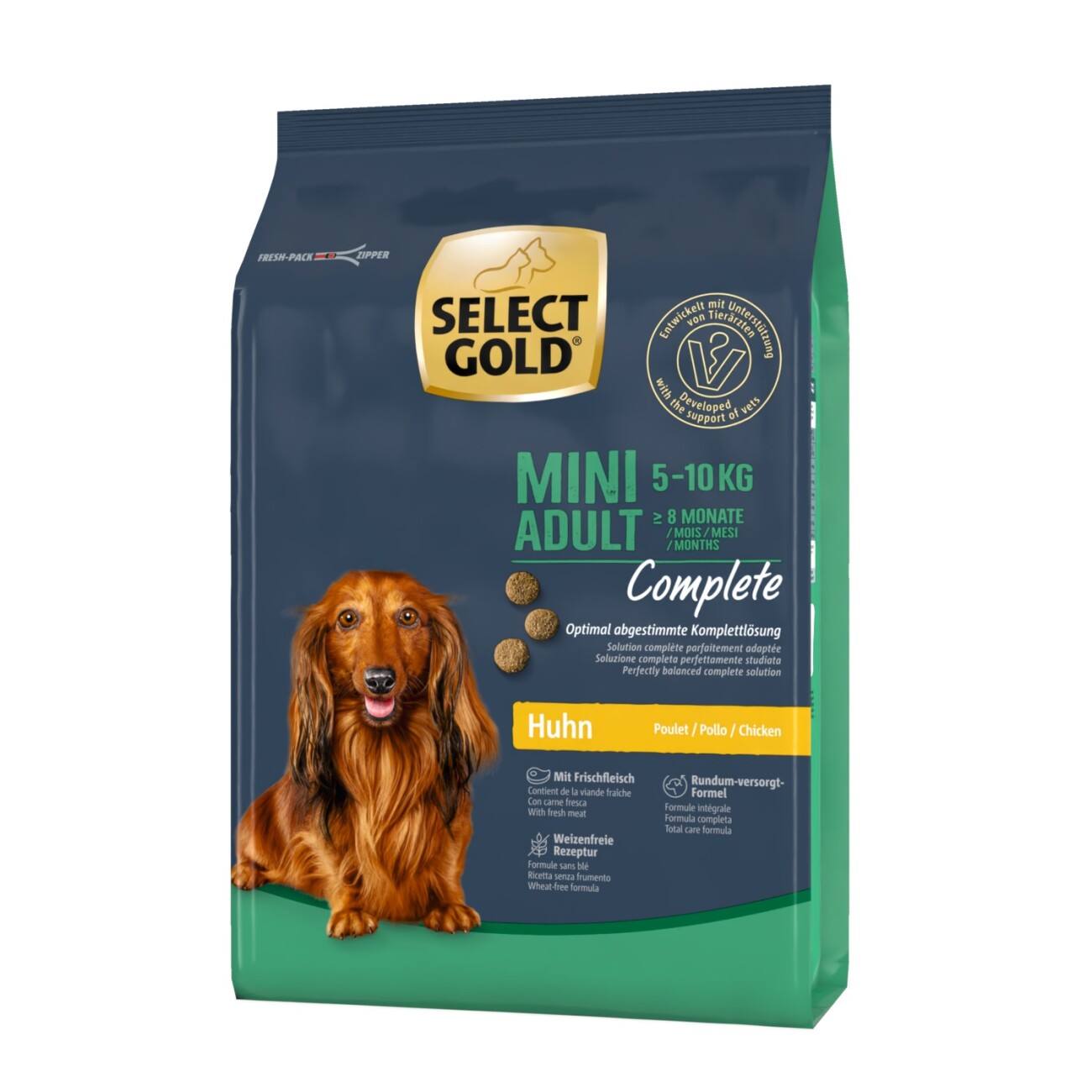 Select gold top puppy food