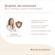 Deutsche Heimtiernahrungsanzeige: Überschrift „Qualität, die schmeckt“, Porträt eines Tierarztes mit V+-Schild, Aufzählungspunkte zu regionalen Zutaten; kein Zucker/Zusatzstoffe/Gluten; „Made in Germany“.