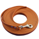 bio-leine ab 35 kg Biothane Schleppleine braun/ caramell 3 m
