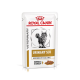 Royal Canin Veterinary Urinary S/O mittelkalorisches Katzenfutter im Beutel mit Katzenabbildung, „Morsels in Gravy“.