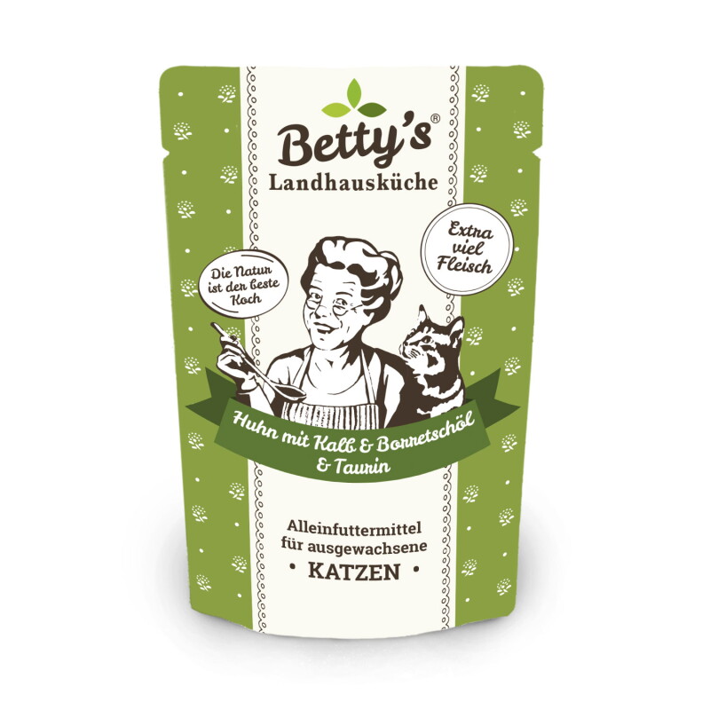 Betty's Landhausküche Frischebeutel Huhn mit Kalb 12x100 g