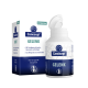 Canosept GELENK Gelenkergänzung Flasche (geöffneter Verschluss) und Packung, weiß-blaue Verpackung mit sichtbarer Aufschrift “80 Tabletten”.
