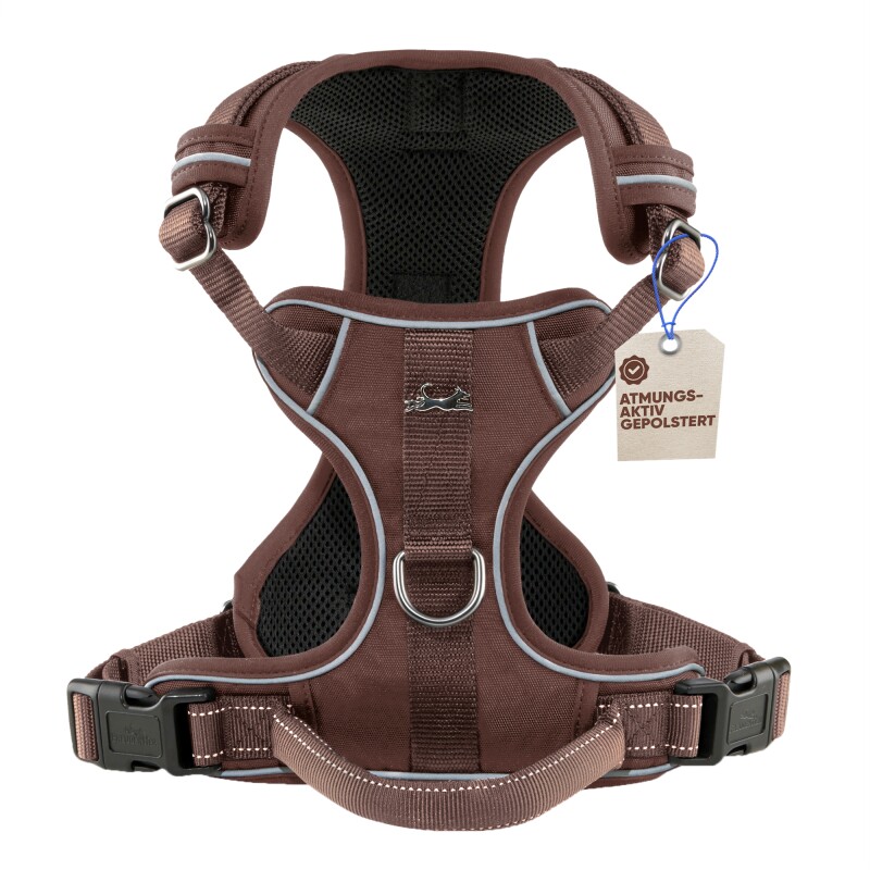 Freudentier Hundegeschirr mit Mesh-Polsterung XS