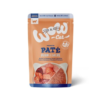 WOW Cat Adult 12 x 125 g Poulet & saumon