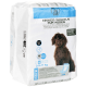 Packung mit Einweg-Hundewindeln für Hunde von 3,5-11 kg, mit einem braunen, lockigen Hund und dem Aufdruck "Take Care" in mehreren Sprachen.